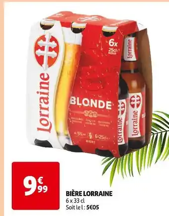 Auchan Lorraine Bière offre