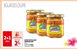 Auchan Dame Besson Sauce Antillaise offre