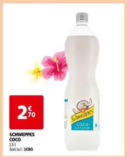 Auchan Schweppes Schweppes Coco offre