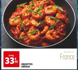 Auchan Crevettes créoles offre