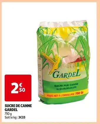 Auchan GARDEL Sucre de canne offre