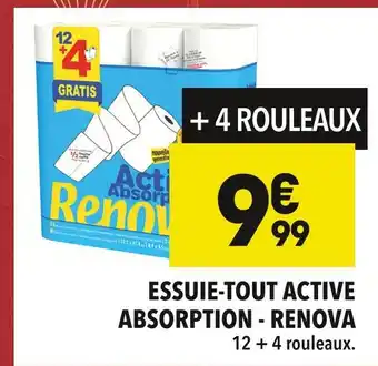 Supeco Renova Essuie-tout Active Absorption offre