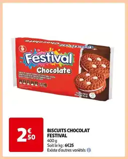 Auchan Festival Biscuits Chocolat offre