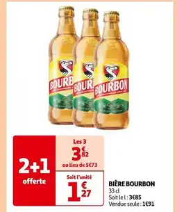 Auchan Bière bourbon offre