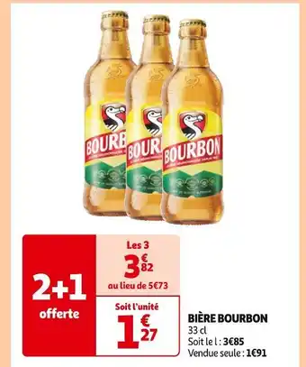 Auchan Bière bourbon offre