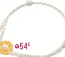 E.Leclerc Bracelet cordon et perle de culture offre