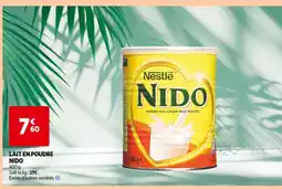 Auchan NIDO Lait en poudre offre