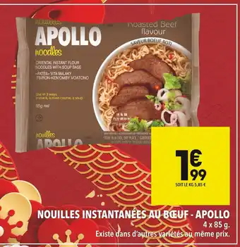 Supeco Apollo Nouilles Instantanées au Bœuf offre