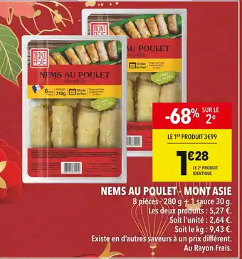 Supeco MONT ASIE NEMS AU POULET offre