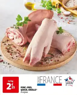 Auchan Porc : pied, queue, oreille offre