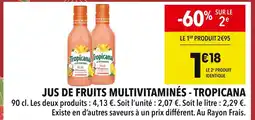 Supeco Tropicana Jus de Fruits Multivitaminés offre