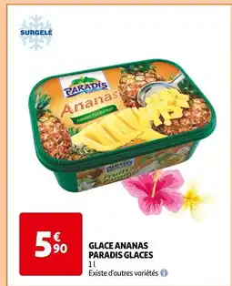 Auchan Paradis Glaces Glace Ananas offre