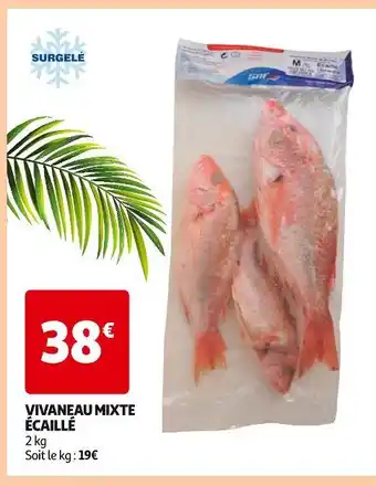 Auchan Vivaneau mixte écaillé offre