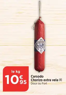 Bi1 Carsodo Chorizo extra vela offre