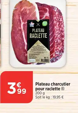 Bi1 Plateau charcutier pour raclette offre