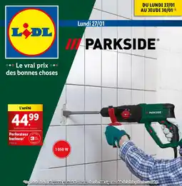 Lidl Parkside perforateur burineur offre