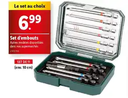 Lidl Set d'embouts offre