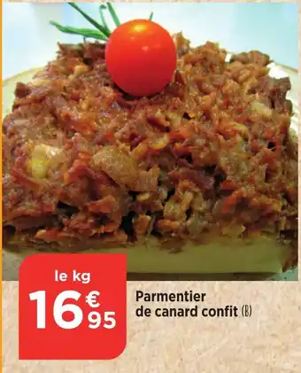 Bi1 Parmentier de canard confit offre