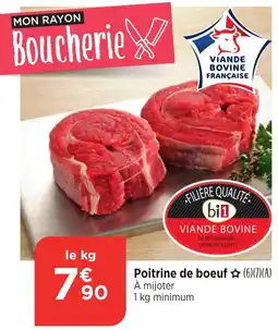 Bi1 Poitrine de boeuf offre