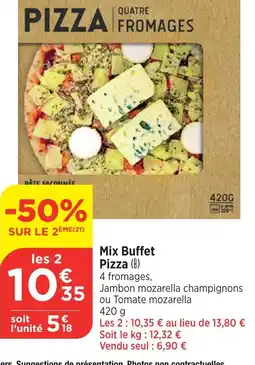 Bi1 Mix Buffet Pizza offre