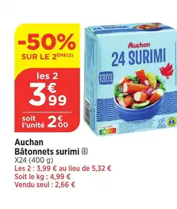 Bi1 Bâtonnets surimi offre