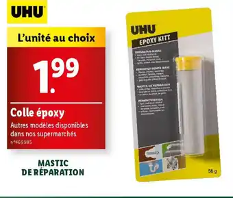 Lidl Uhu colle epoxy offre