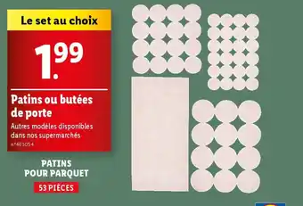 Lidl Patins ou butees de porte offre