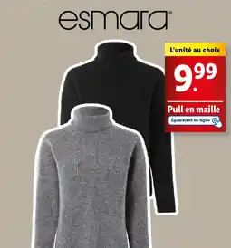 Lidl Esmara pull en maille offre