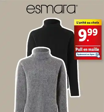 Lidl Esmara pull en maille offre