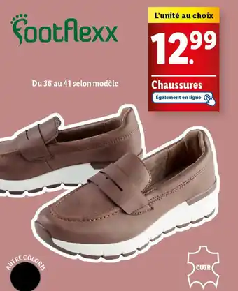 Lidl Footflexx chaussures offre