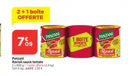 Bi1 PANZANI Ravioli sauce tomate offre