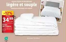 Lidl Couette duo polygiene offre