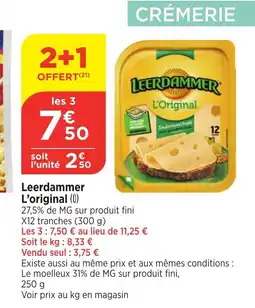 Bi1 LEERDAMMER L'Original offre