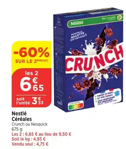 Bi1 Nestlé Céréales offre