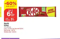 Bi1 KITKAT Nestlé offre