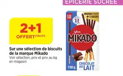 Bi1 MIKADO Sur une sélection de biscuits offre