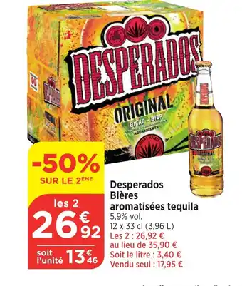 Bi1 DESPERADOS Bières offre