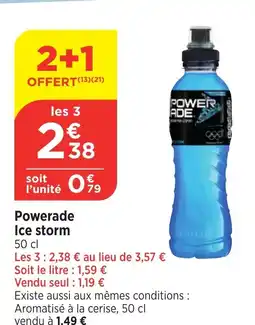 Bi1 POWERADE Ice strom offre