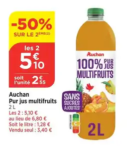 Bi1 Pur jus multifruits offre