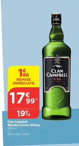 Bi1 CLAN CAMPBELL Blended Scotch Whisky offre