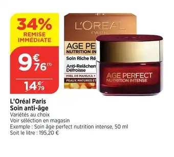 Bi1 L'ORÉAL Paris Soin anti-âge offre