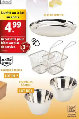 Lidl Livarno home accessoire pour frites ou plat de service offre