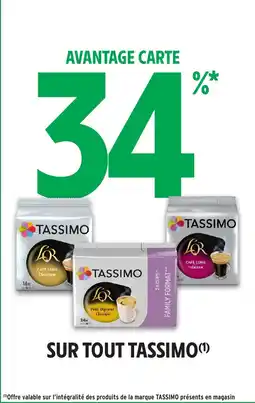 Intermarché Sur tout tassimo offre