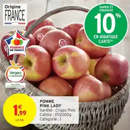 Intermarché Pomme pink lady offre