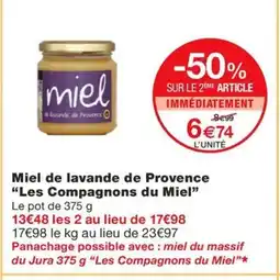 Monoprix Miel de lavande de Provence offre