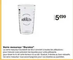 Monoprix DURALEX Verre mesureur offre