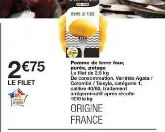 Monoprix Pomme de terre four, purée, potage offre