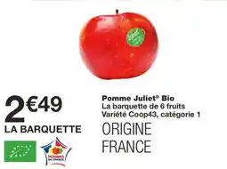 Monoprix Pomme Juliet offre