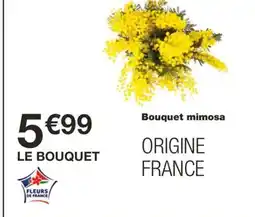 Monoprix Bouquet mimosa offre