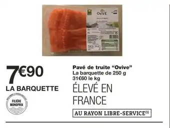 Monoprix Pavé de truite offre